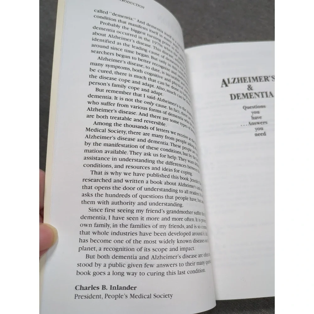VTG 1996 Alzheimer's & Dementia Q&A by Jennifer Hay, People's Medical‎ Society